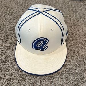 Atlanta braves new era fitted cap 7 1/8